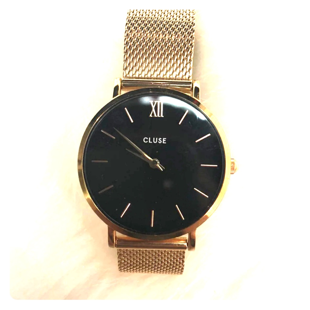 Cluse Black Face Watch
